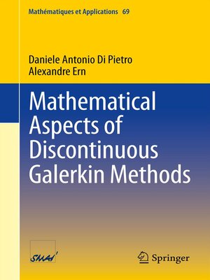 cover image of Mathematical Aspects of Discontinuous Galerkin Methods